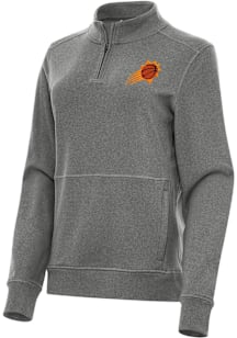 Antigua Phoenix Suns Womens Black Crush Qtr Zip