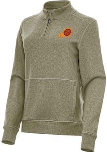 Antigua Phoenix Suns Womens Olive Crush Qtr Zip