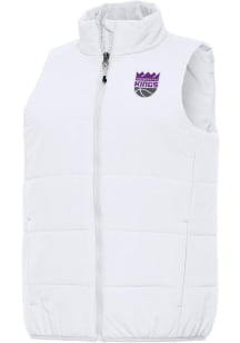 Antigua Sacramento Kings Womens White Experience Vest