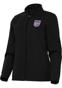 Antigua Sacramento Kings Womens Black Links Light Weight Jacket