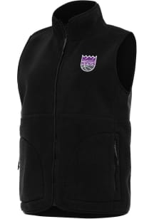 Antigua Sacramento Kings Womens Black Nostalgic Vest