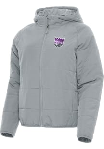 Antigua Sacramento Kings Womens Grey Universe Filled Jacket