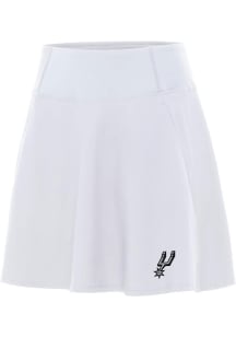 Antigua San Antonio Spurs Womens White Chip Skort Skirt