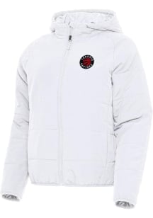 Antigua Toronto Raptors Womens White Universe Filled Jacket