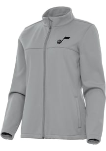 Antigua Utah Jazz Womens Grey Links Light Weight Jacket