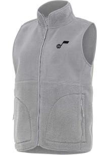 Antigua Utah Jazz Womens Grey Nostalgic Vest
