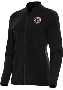 Antigua Washington Wizards Womens Black Continual Light Weight Jacket