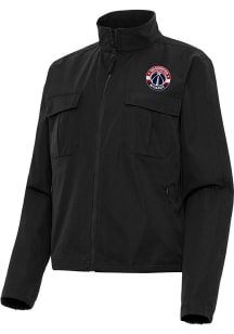 Antigua Washington Wizards Womens Black Even Par Light Weight Jacket
