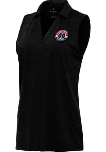 Antigua Washington Wizards Womens Black Layout Polo Shirt