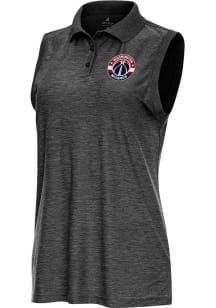 Antigua Washington Wizards Womens Black Recap Polo Shirt