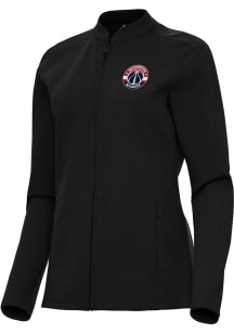 Antigua Washington Wizards Womens Black Regard Light Weight Jacket