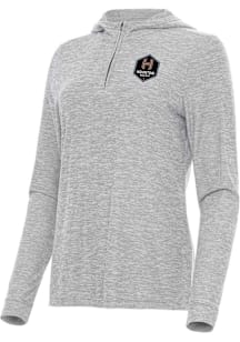 Antigua Houston Dash Womens Grey Daybreak Qtr Zip