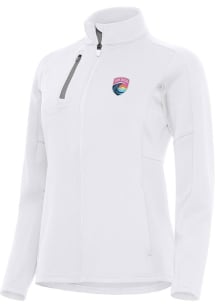 Antigua San Diego Wave FC Womens White Generation Light Weight Jacket