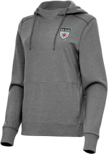 Antigua Chicago Red Stars Womens Black Justice Hooded Sweatshirt