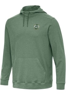 Antigua Colorado State Rams Mens Green Cloud Long Sleeve Hoodie