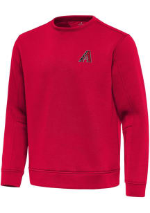 Antigua Arizona Diamondbacks Mens Red Relevant Long Sleeve Crew Sweatshirt