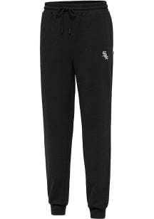 Antigua Chicago White Sox Mens Black Idol Sweatpants
