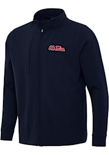 Antigua Ole Miss Rebels Mens Navy Blue Regard Light Weight Jacket