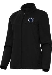 Womens Penn State Nittany Lions Black Antigua Links Light Weight Jacket