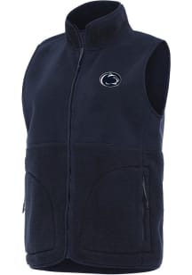 Womens Penn State Nittany Lions Navy Blue Antigua Nostalgic Vest