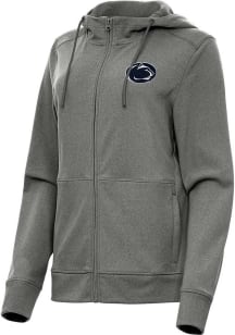 Womens Penn State Nittany Lions Black Antigua Seeker Light Weight Jacket