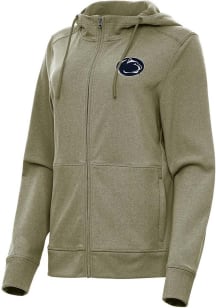 Womens Penn State Nittany Lions Olive Antigua Seeker Light Weight Jacket