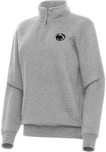 Antigua Penn State Nittany Lions Womens Grey Victory Qtr Zip