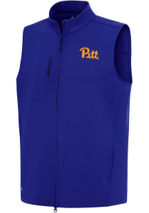 Mens Pitt Panthers Blue Antigua Demand Vest