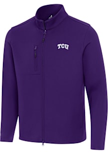 Antigua TCU Horned Frogs Mens Purple Objection Light Weight Jacket