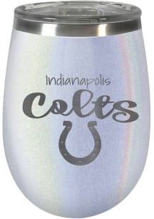 Indianapolis Colts 10oz Opal Stemless Wine Stainless Steel Stemless