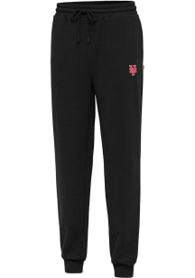 Antigua New York Mets Mens Black Idol Sweatpants