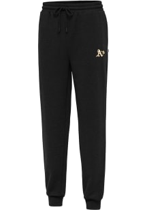 Antigua Oakland Athletics Mens Black Idol Sweatpants