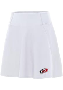 Antigua Carolina Hurricanes Womens White Chip Skort Skirt