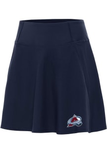 Antigua Colorado Avalanche Womens Navy Blue Chip Skort Skirt