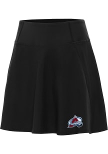 Antigua Colorado Avalanche Womens Black Chip Skort Skirt
