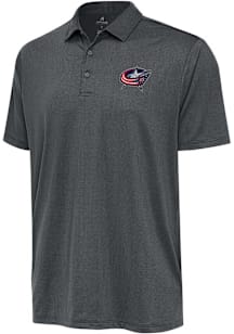 Antigua Columbus Blue Jackets Grey Ellipse Big and Tall Polo