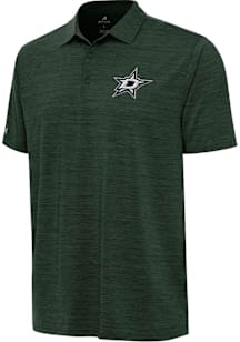 Antigua Dallas Stars Mens Green Layout Short Sleeve Polo