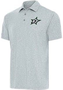 Antigua Dallas Stars Grey Par 3 Big and Tall Polo