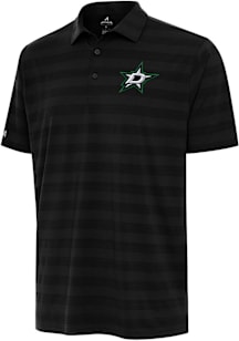 Antigua Dallas Stars Black Tunnel Big and Tall Polo