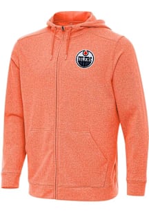 Antigua Edmonton Oilers Mens Orange Effortless Light Weight Jacket