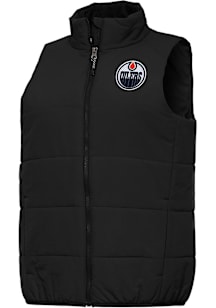 Antigua Edmonton Oilers Womens Black Experience Vest