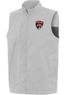 Antigua Florida Panthers Mens Grey Brisk Sleeveless Jacket