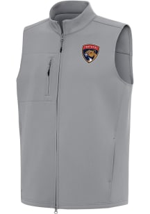 Antigua Florida Panthers Mens Grey Demand Sleeveless Jacket