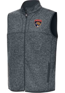 Antigua Florida Panthers Mens Grey Fortune Sleeveless Jacket