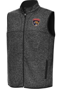 Antigua Florida Panthers Mens Black Fortune Sleeveless Jacket