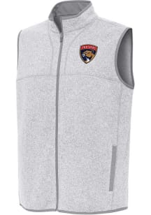 Antigua Florida Panthers Mens Grey Fortune Sleeveless Jacket