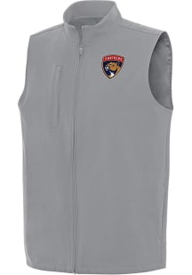 Antigua Florida Panthers Mens Grey Regard Sleeveless Jacket