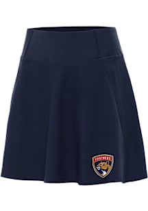 Antigua Florida Panthers Womens Navy Blue Chip Skort Skirt