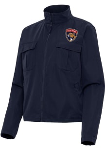 Antigua Florida Panthers Womens Navy Blue Even Par Light Weight Jacket