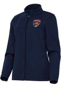 Antigua Florida Panthers Womens Navy Blue Links Light Weight Jacket